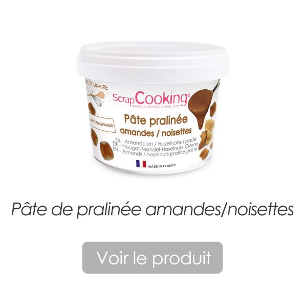 Pâte pralinée amandes Noisette Layer cake chocolat - ScrapCooking